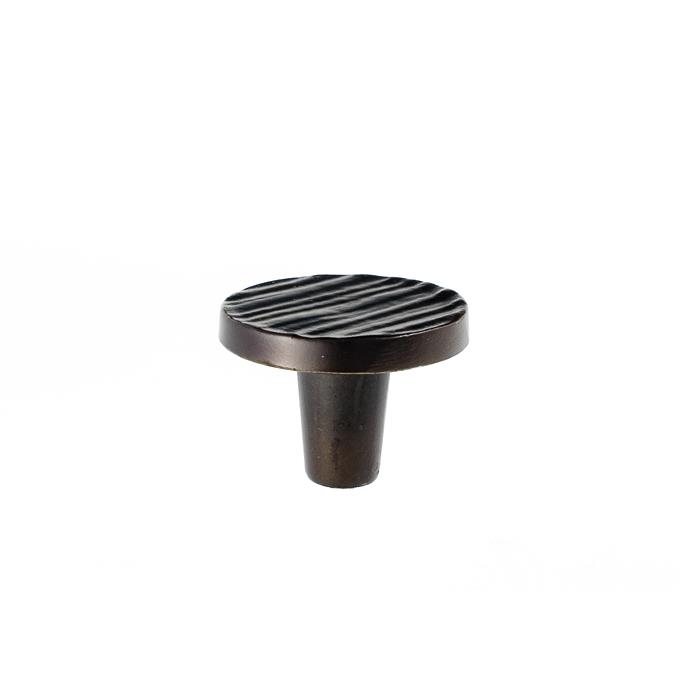 DuVerre DVFC301-ORB Forged 3 Round Knob 1 1/2 Inch - Oil Rubbed Bronze